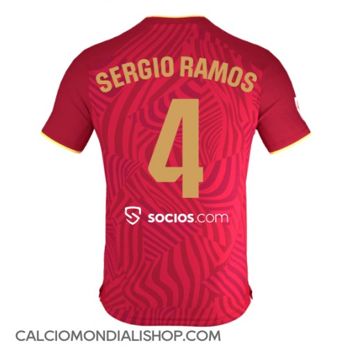 Maglie da calcio Sevilla Sergio Ramos #4 Seconda Maglia 2023-24 Manica Corta